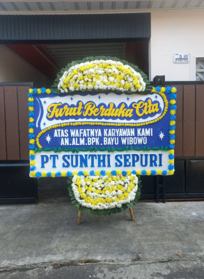 Papan Bunga Duka di Antasan Kecil Timur
